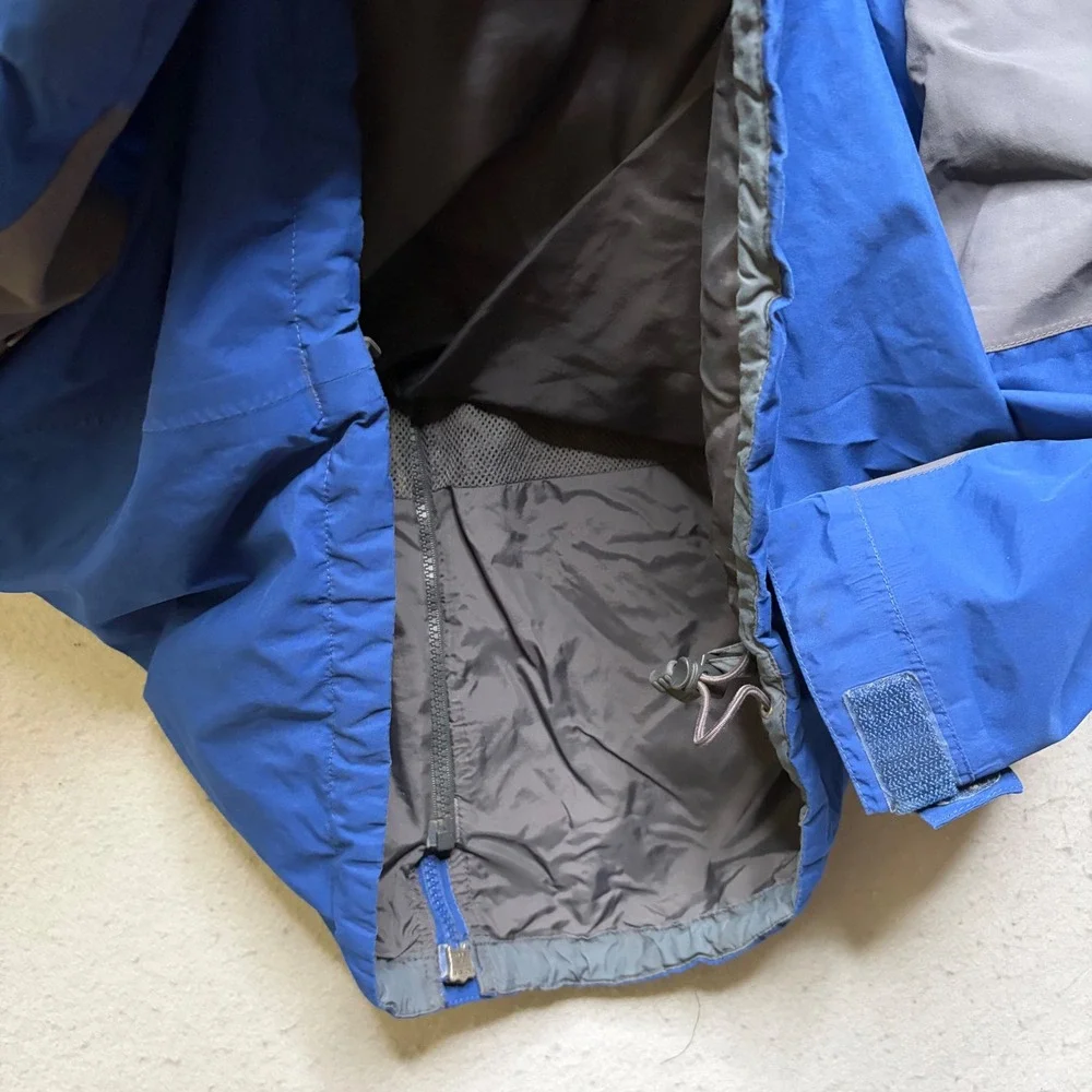 The North Face Mountain Jacket Mens M Blue Gore-Tex Vintage 90s Waterproof Shell